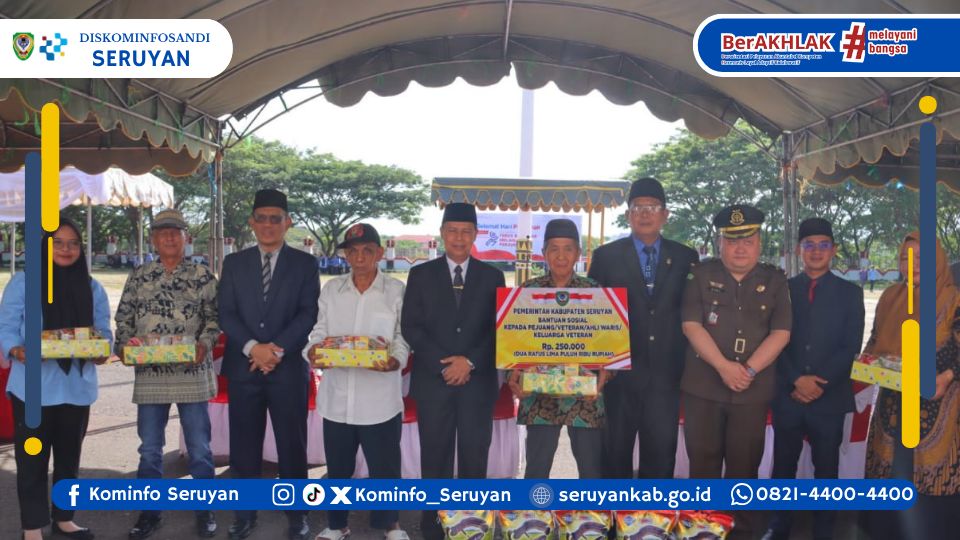 Wabup Seruyan Pimpin Upacara Hari Pahlawan 2025, Wariskan Semangat Juang kepada Generasi Muda