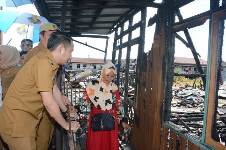 Bantuan Uang Untuk Rehab Rumah Korban Kebakaran Masih Di Koordinasikan