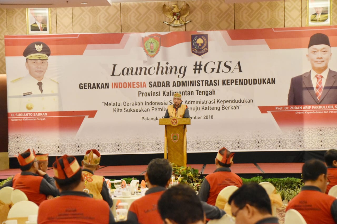 Sekda Launching GISA