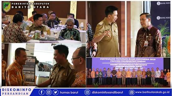 Bupati Barito Utara Hadiri Pertemuan Tahunan BI