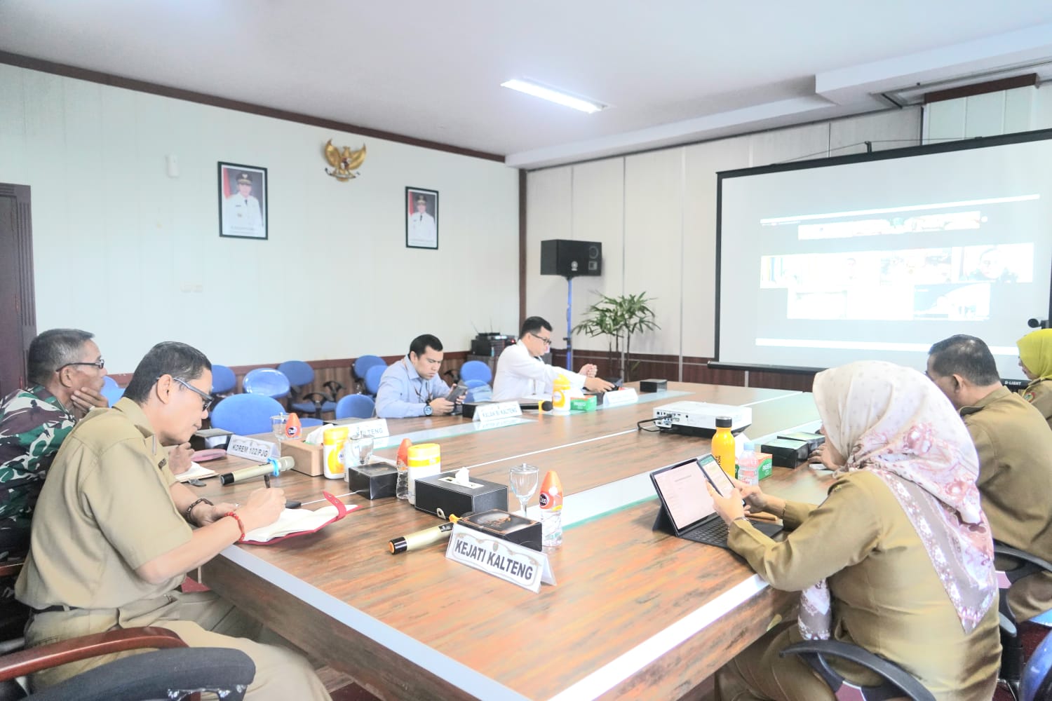 Bahas Perkembangan Inflasi Minggu Ke-1 Desember 2023, Pemprov Kalteng Ikuti Rakor Inflasi Bersama Kemendagri