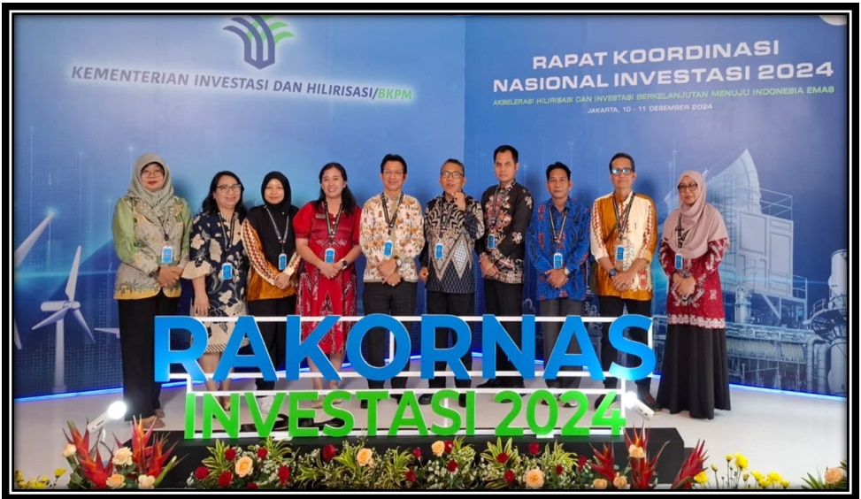 DPMPTSP Prov. Kalteng Ikuti Rakornas Investasi 2024