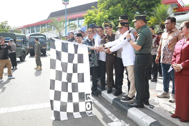 Gubernur Kalteng Lepas Bantuan Kemanusiaan Rp 9,14 Miliar untuk Korban Bencana di Aceh, Sumbar, dan Sumut