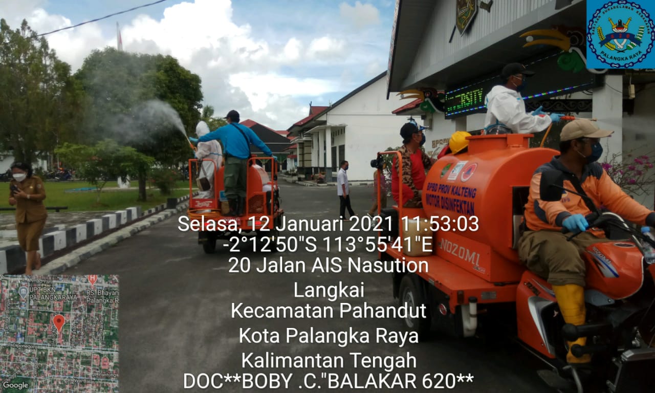 Pencegahan Penyebaran Covid-19 di BPSDM Provinsi Kalimantan Tengah