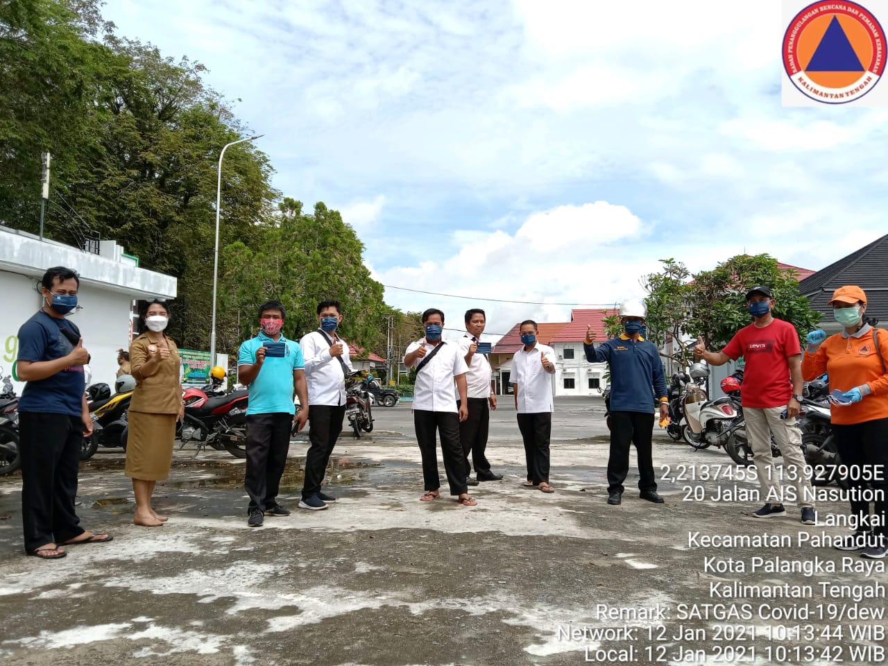 Pencegahan Penyebaran Covid-19 di BPSDM Provinsi Kalimantan Tengah