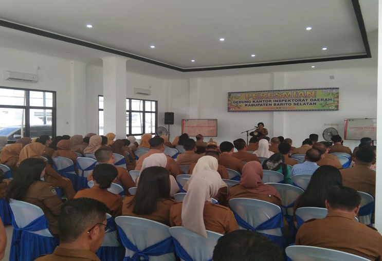 Resmikan Gedung Inspektorat Daerah, Bupati Barsel Harapkan Peningkatan Kinerja Pegawai 