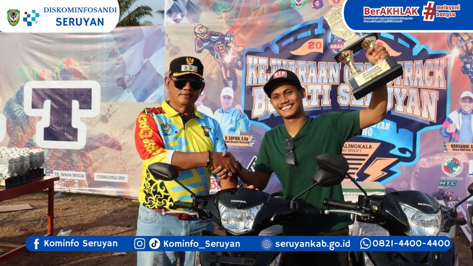 Kejuaraan Grasstrack Bupati Seruyan 2026 Resmi Dimulai, Ribuan Penonton Padati Sirkuit Kaling Kala