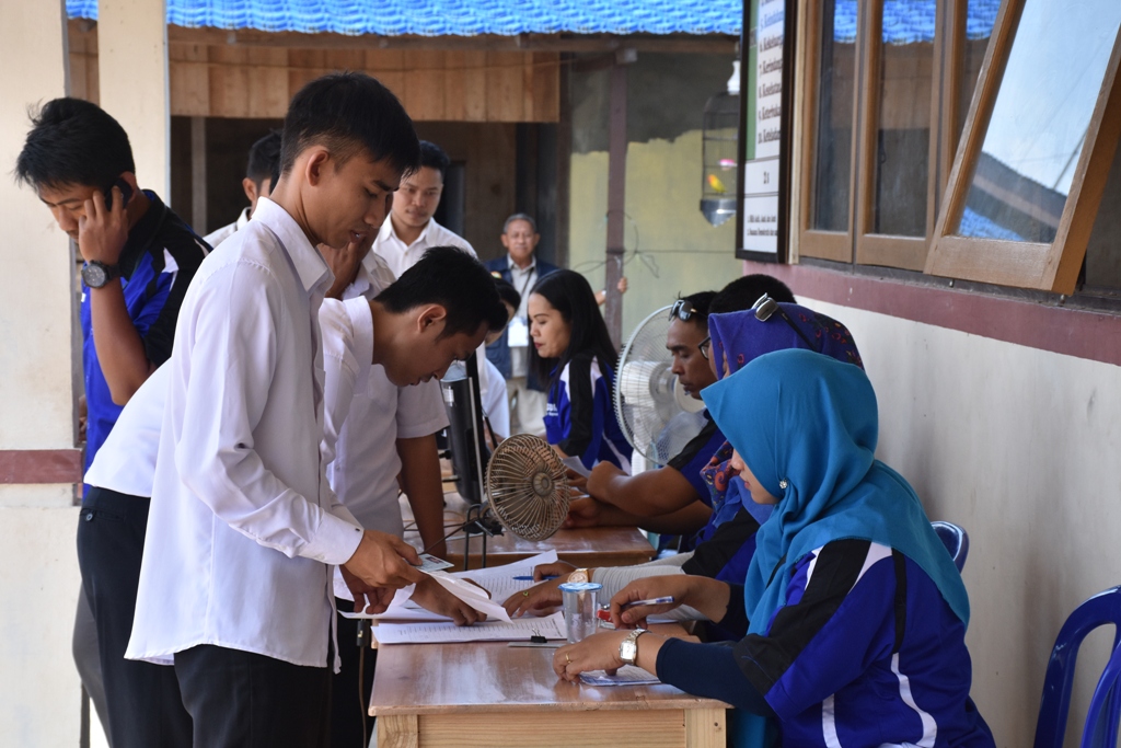 Wakil Bupati Kapuas Kunjungi Lokasi Seleksi CPNS Kapuas