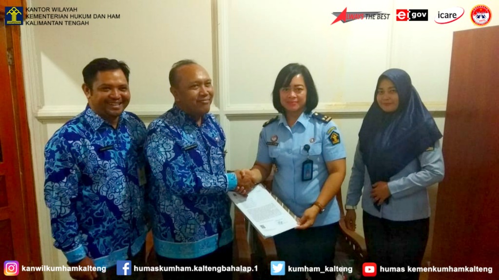 Tim Bidang Hukum Kanwil Kemenkumham Kalteng Lakukan Koordinasi Dengan Pemkab Barito Utara terkait Omnibus Law