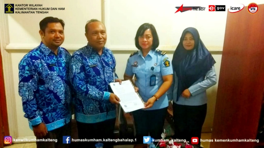 Tim Bidang Hukum Kanwil Kemenkumham Kalteng Lakukan Koordinasi Dengan Pemkab Barito Utara terkait Omnibus Law
