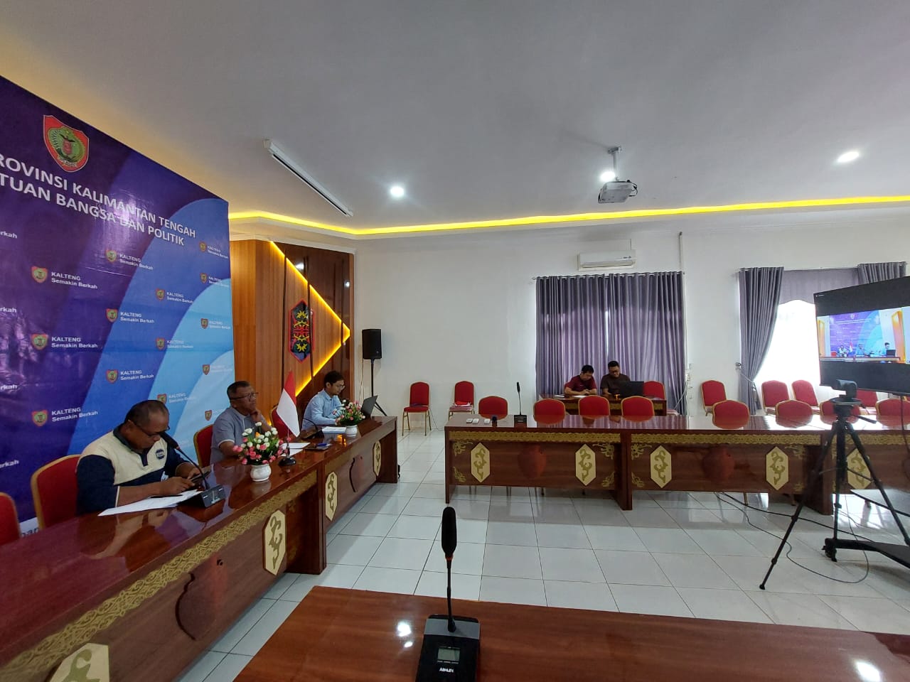 Badan Kesbangpol Gelar Rakor Penyelenggaraan Pemilu Tahun 2024 di Prov. Kalteng