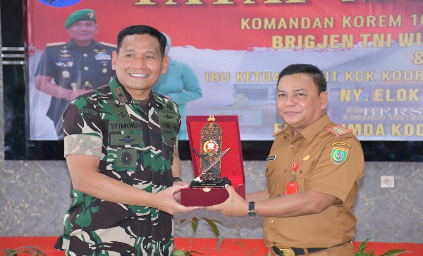 Jalin Sinergitas Danrem 102/Panju Panjung  Kunjungi  Barito Selatan