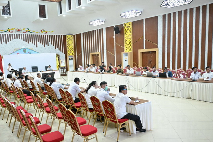 Bapperida Provinsi Kalteng Gelar Rapat Penjelasan Penginputan Usulan dalam Aplikasi E-Rakortek