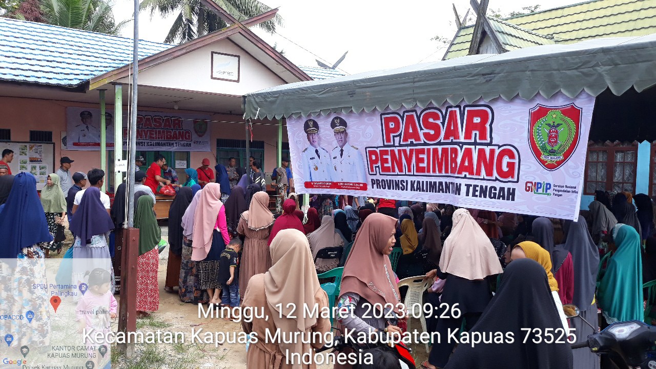 Kendalikan Inflasi Jelang Ramadan, Pemprov. Kalteng Terus Gencarkan Pasar Penyeimbang