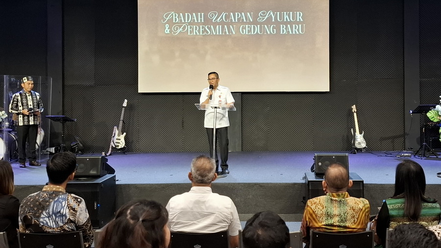 Kepala BAPPERIDA Prov. Kalteng Hadiri Ibadah Syukur dan Peresmian Gedung GMS Palangka Raya