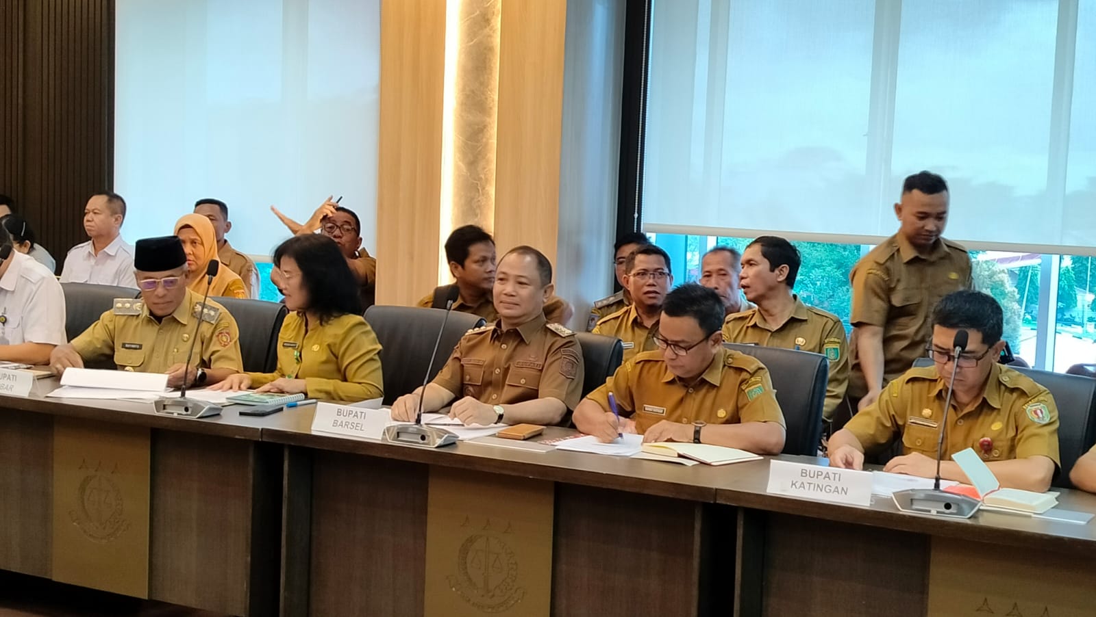 Dukung Program Ketahanan Pangan, Bupati Barsel Hadiri Rakor di Kajati Kalteng