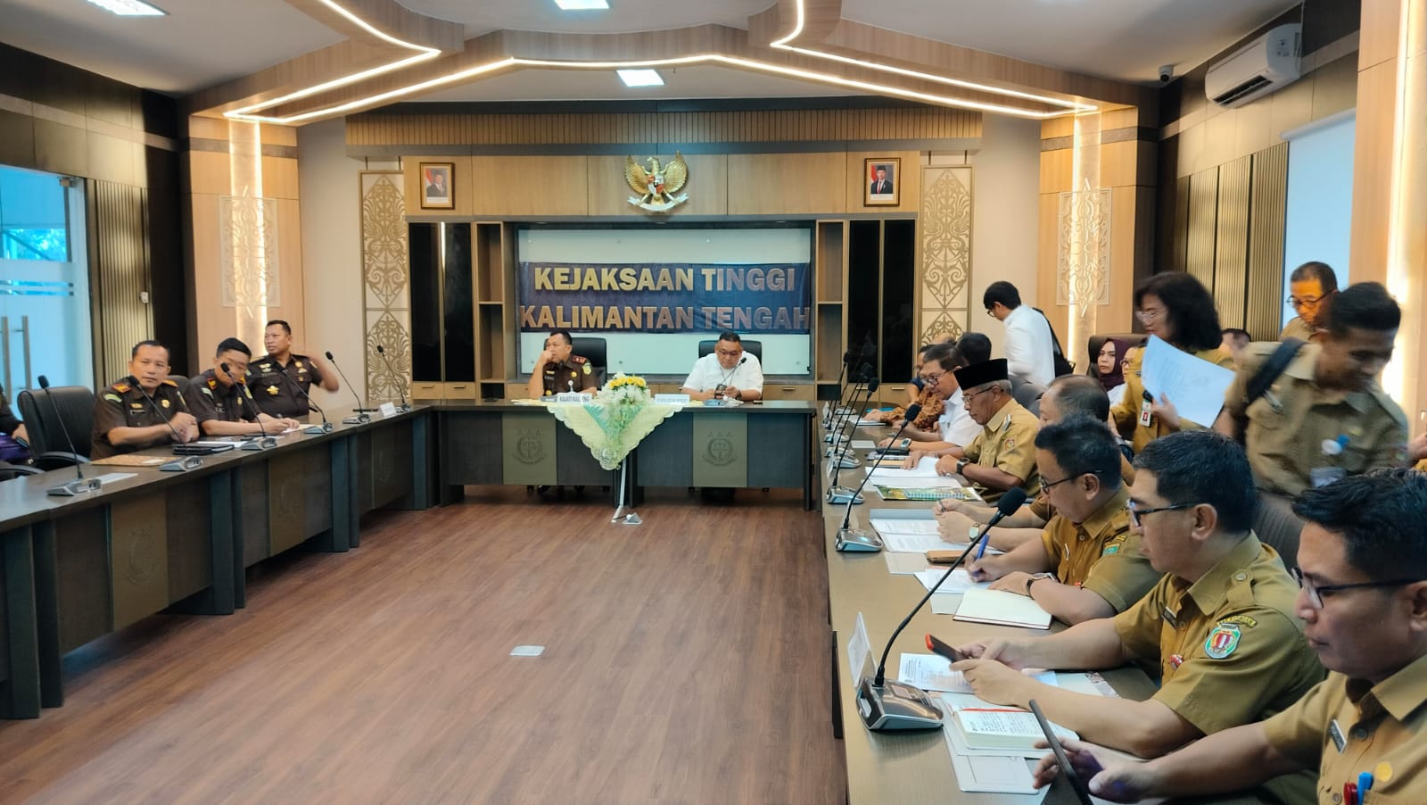 Dukung Program Ketahanan Pangan, Bupati Barsel Hadiri Rakor di Kajati Kalteng