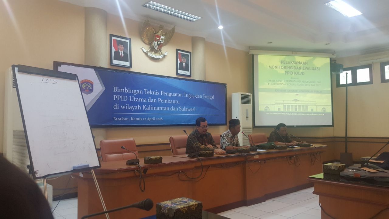 Diskominfo Kalteng Ikuti Bimtek Penguatan Kapasitas PPID di Provinsi Kaltara