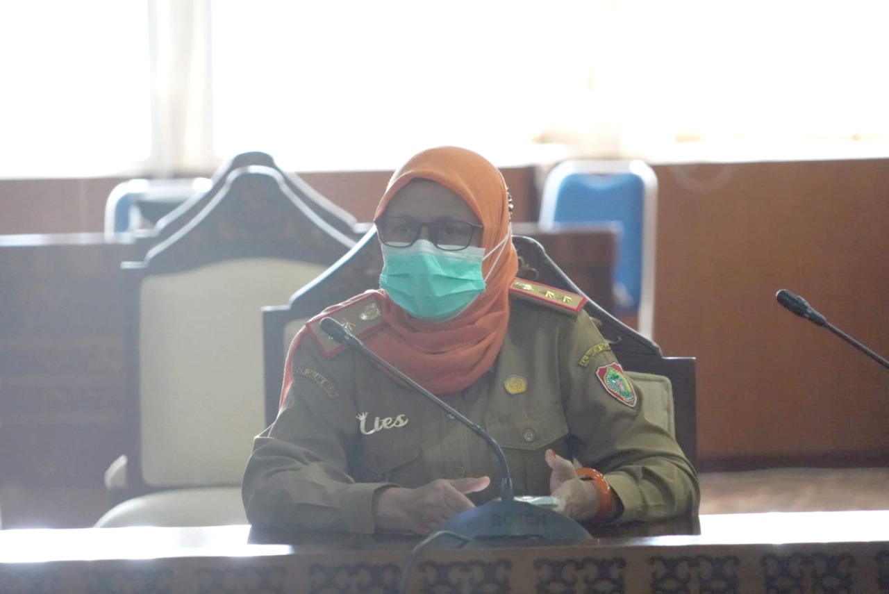 Asisten Adum Lies Fahimah Hadiri Pelaksanaan Asistensi Penerapan SPBE Tahun 2022 Secara Virtual