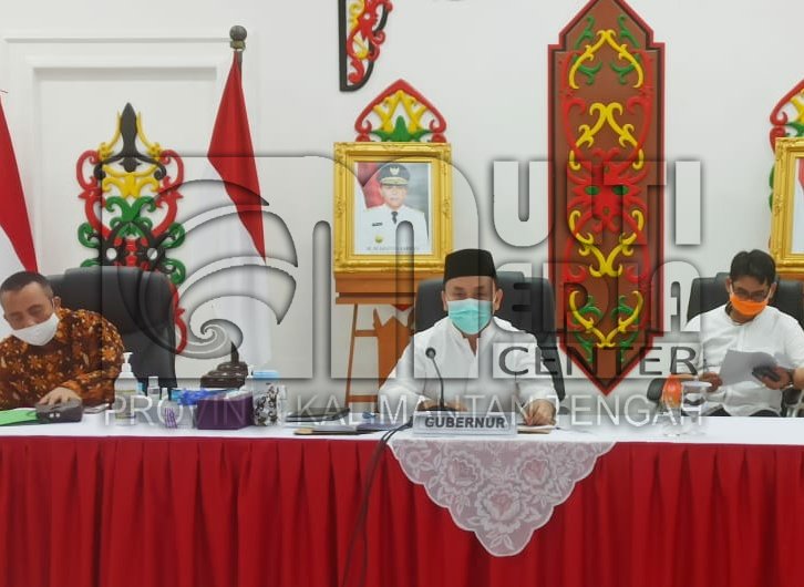 Gubernur Kalteng Ikuti Rakor Lanjutan Pembahasan Percetakan Lahan Sawah Baru Di Kalimantan