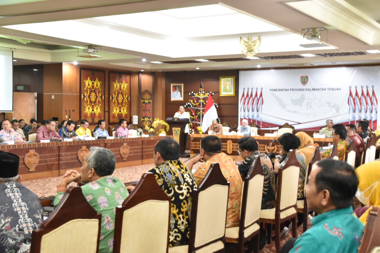 Dalam Upaya Mencegah Tindak Pidana Korupsi, Sekda Nuryakin pimpin Rakor Program Pencegahan Korupsi Terintegrasi pada Pemerintah Daerah