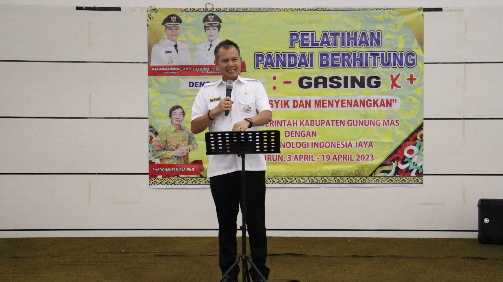 Bupati Gunung Mas Tutup Kegiatan Pelatihan Berhitung Metode GASING Angkatan 1