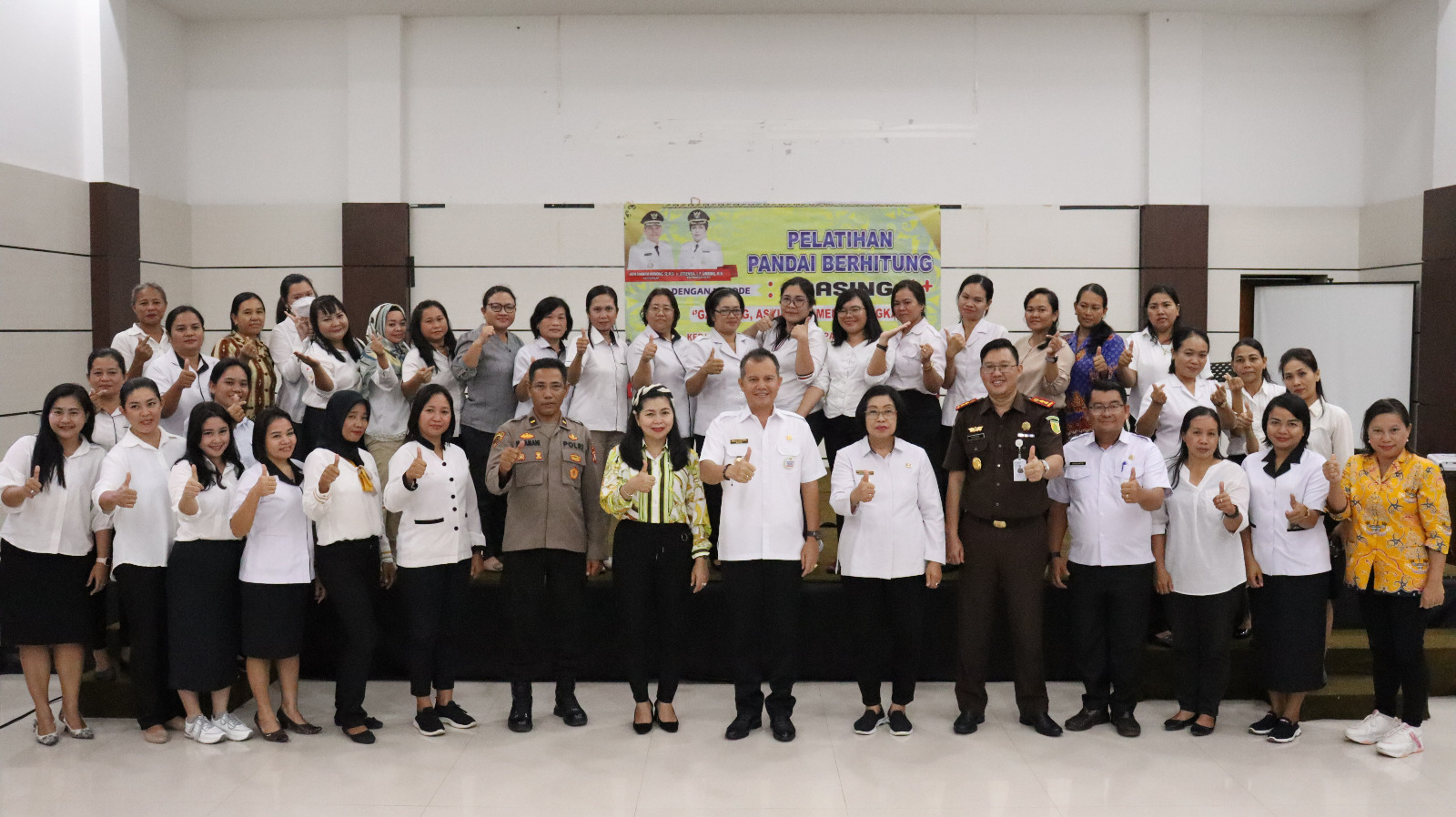 Bupati Gunung Mas Tutup Kegiatan Pelatihan Berhitung Metode GASING Angkatan 1