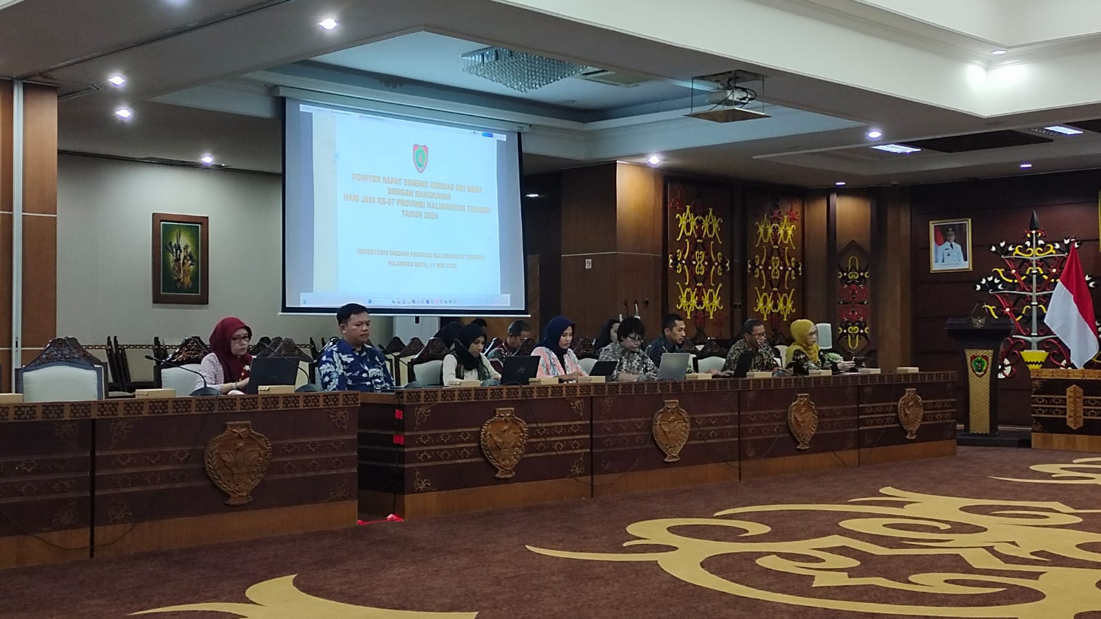 Asisten Ekbang Sri Widanarni Pimpin Rapat Sinergi GERNAS BBI BBWI Tahun 2024
