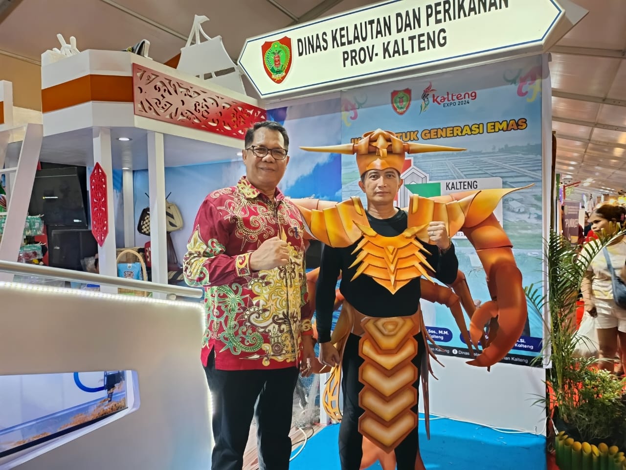 Kepala Dislutkan Prov. Kalteng Hadiri Pembukaan Kalteng Expo 2024