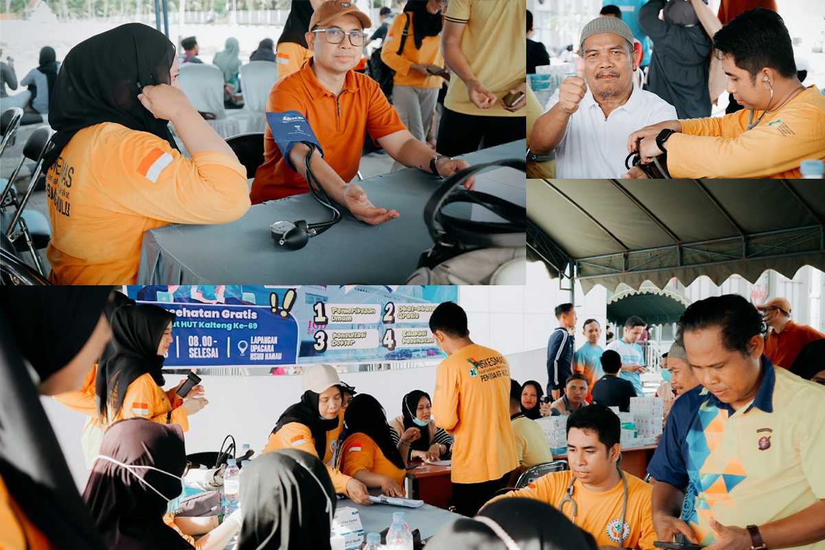 Sambut HUT Kalteng ke-69, RSUD Hanau Hadirkan Cek Kesehatan Gratis