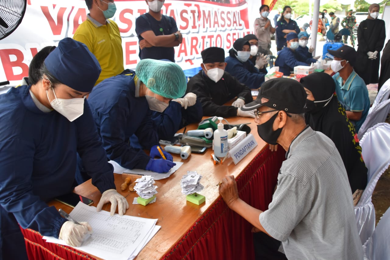 Gubernur Kalteng Minta Target Vaksinasi Covid-19 di Kabupaten Barito Selatan Sampai Desember 2021 Mencapai 70 Persen