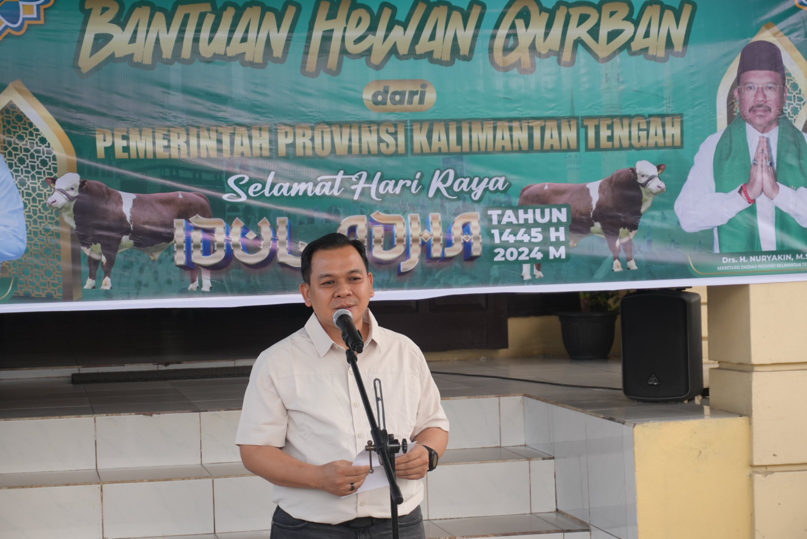 Pemprov Kalteng Salurkan 16 Ekor Hewan Qurban untuk Masyarakat Lamandau