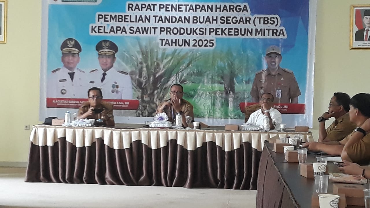 Guna Menghitung Indeks K dan Harga Periode I Bulan Mei 2025, Disbun Selenggarkan Rapat Penetapan Harga Pembelian TBS