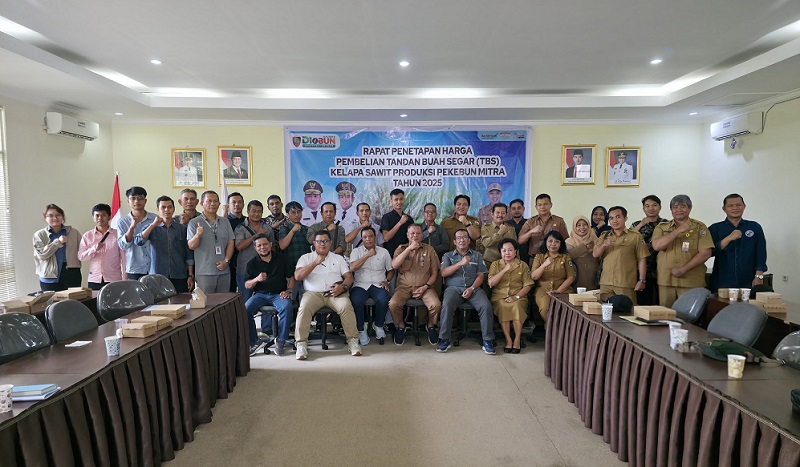Guna Menghitung Indeks K dan Harga Periode I Bulan Mei 2025, Disbun Selenggarkan Rapat Penetapan Harga Pembelian TBS