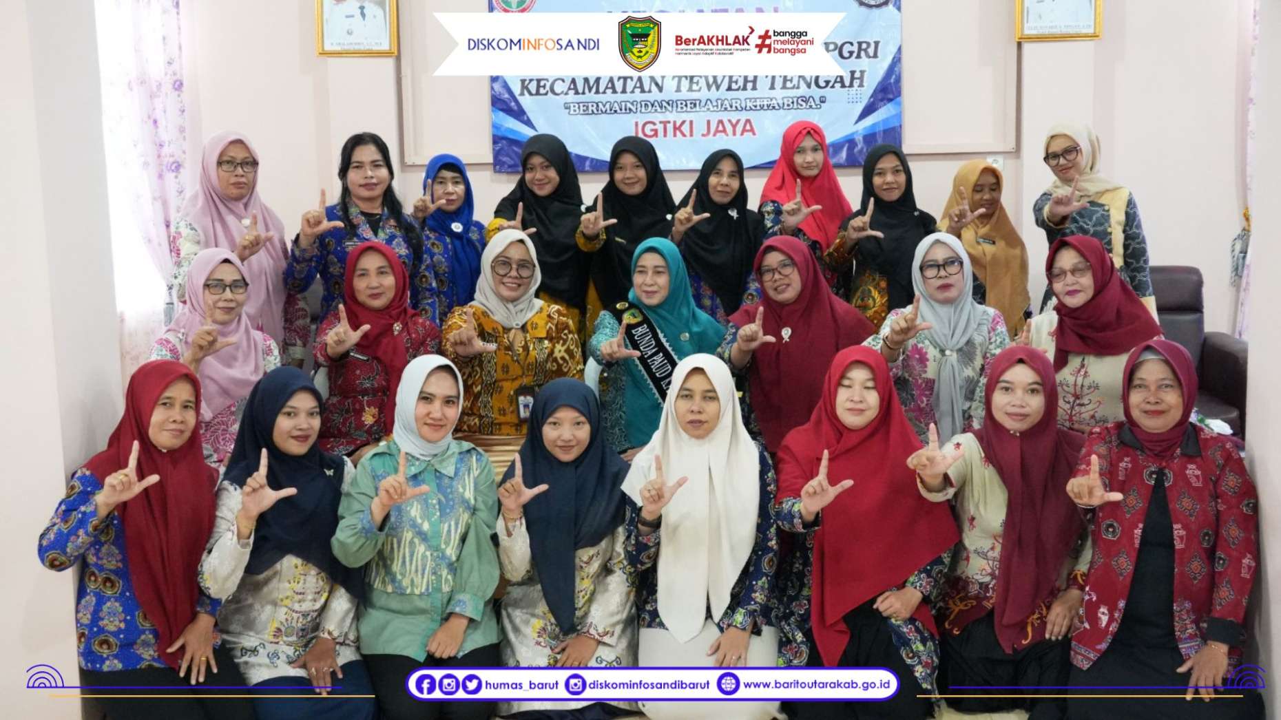 Bunda PAUD Barito Utara Tekankan Pentingnya Pembelajaran Menyenangkan