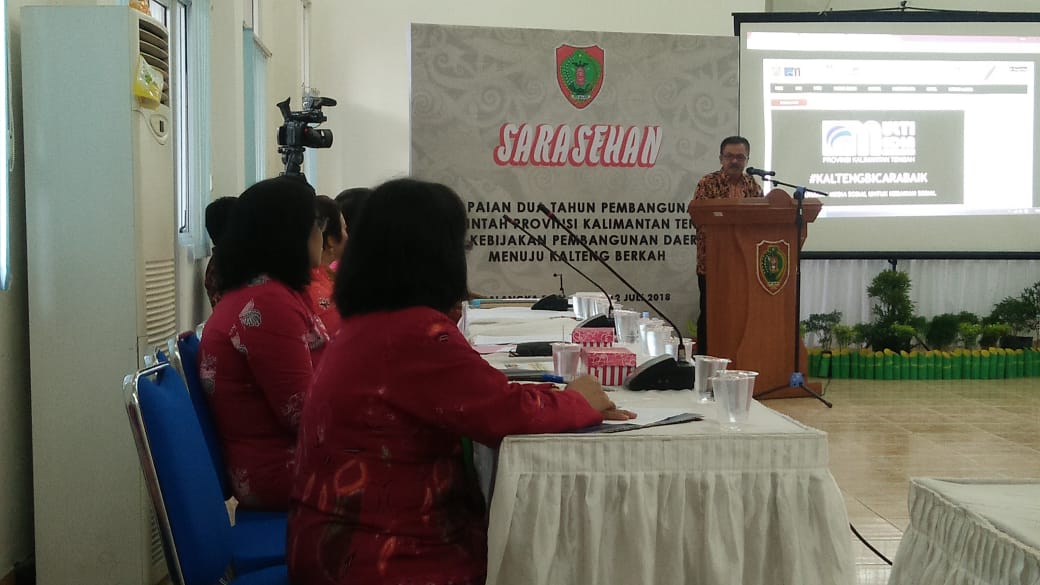 Diskominfo Prov. Kalteng Gelar Kegiatan Sarasehan Capaian Kinerja Dua Tahun Pemprov. Kalteng