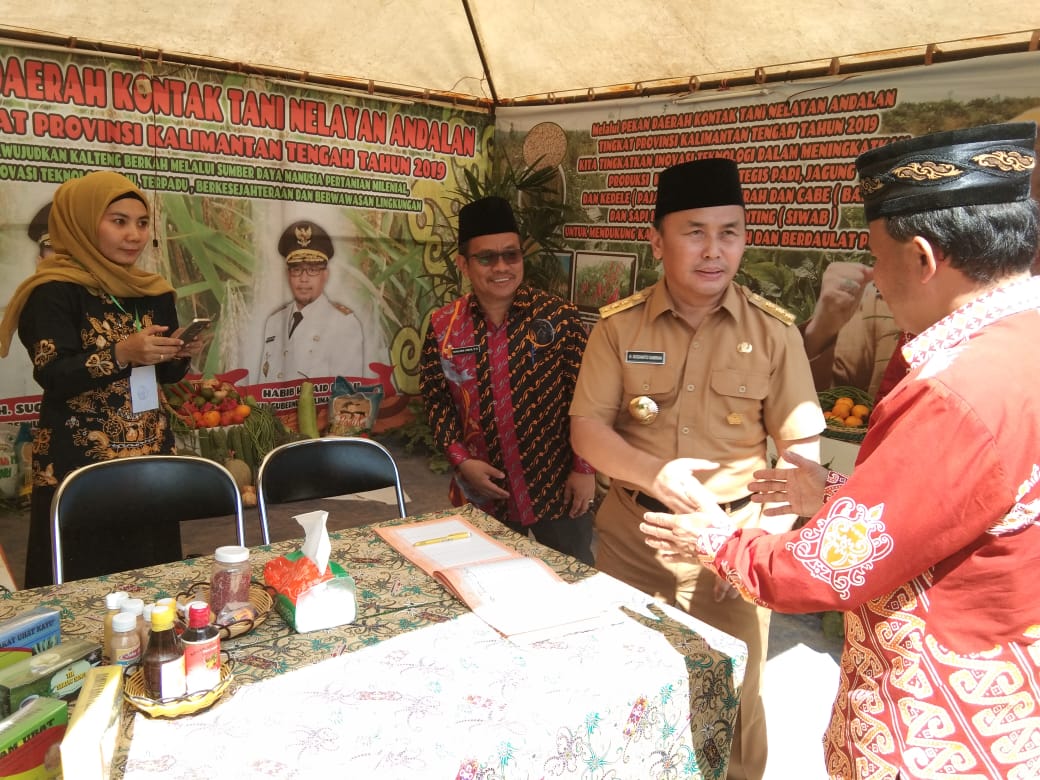 Gubernur Hadiri Pembukaan dan Tinjau Stand Pameran PEDA KTNA XII di Desa Eka Bahurui, Kotim