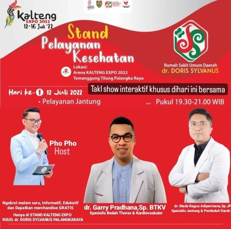Kalteng Expo 2022, RSUD Doris Buka Stand Layanan Kesehatan Untuk Publik