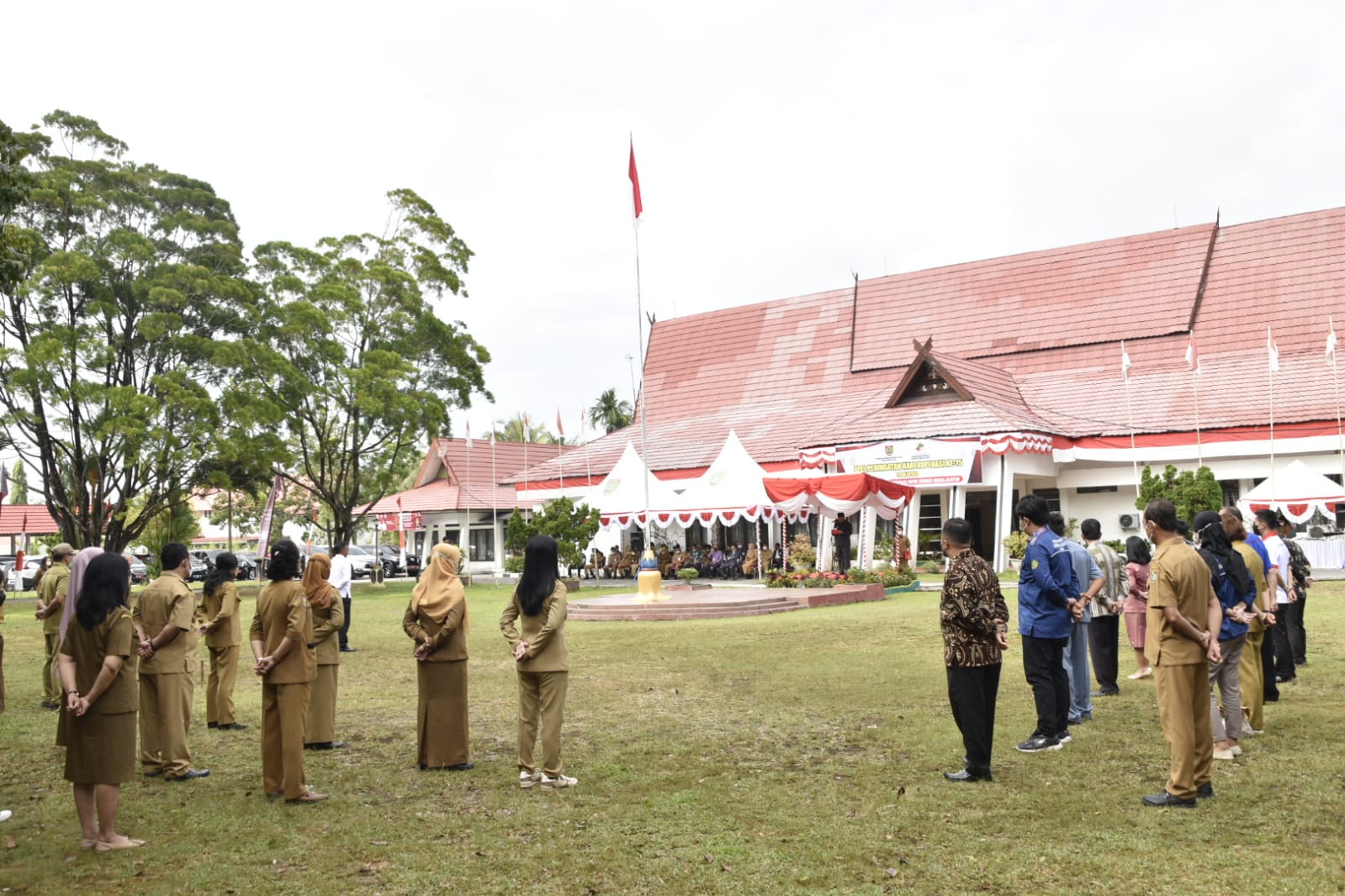 Wagub Edy Pratowo Pimpin Apel Peringatan Hari Koperasi Nasional Ke-75 Tahun 2022 di Lingkungan Pemprov Kalteng