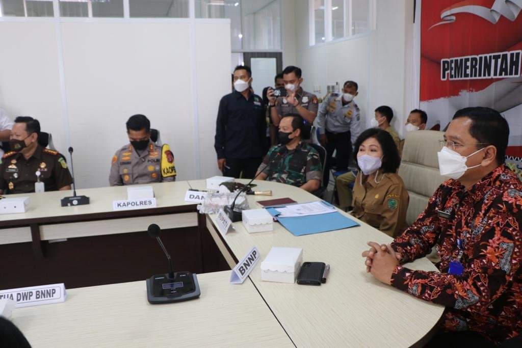 Bupati Pulang Pisau Ikuti Sosialisasi Inpres RI Tentang RAN P4GN