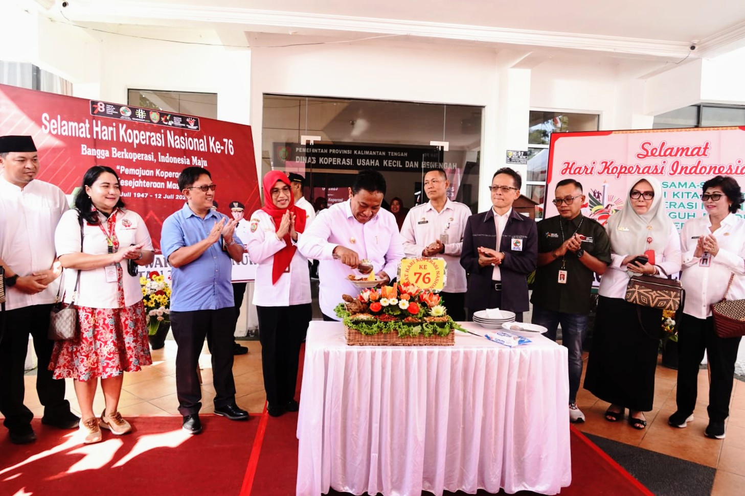 Wagub Edy Pratowo Pimpin Upacara Harkop Ke-76 Tingkat Prov. Kalteng