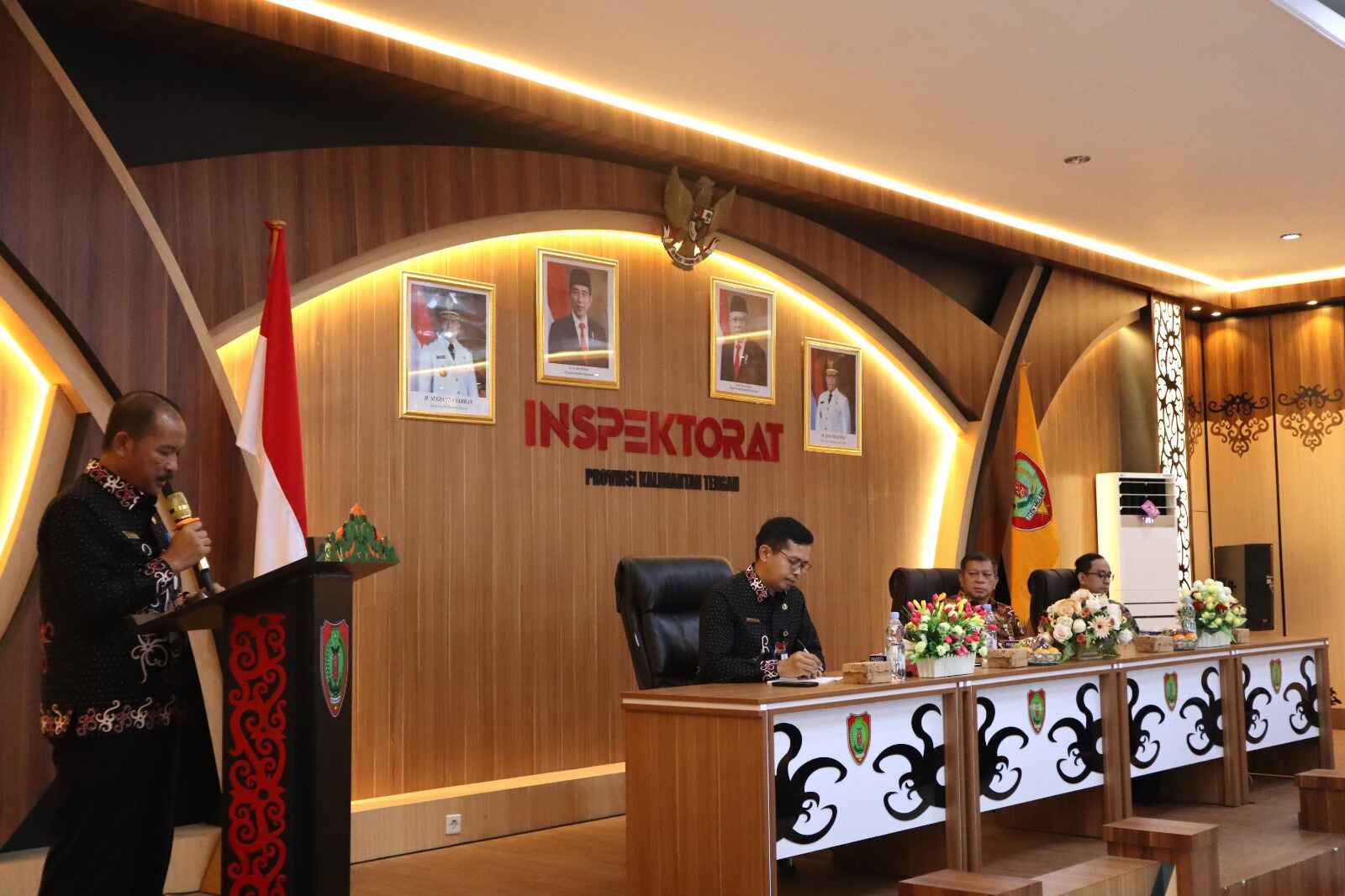 Inspektorat Daerah Prov. Kalteng Laksanakan Bimtek E-Reviu Berbasis Sistem  Informasi Pemerintahan Daerah
