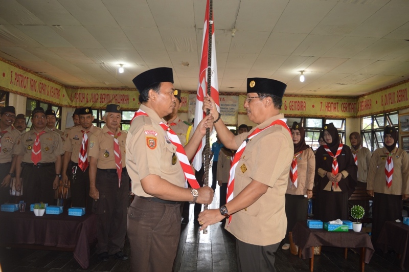 Agus Pramono Lepas Kontingen Karang Pamitran Nasional dan Kukuhkan Satgas Pramuka Peduli