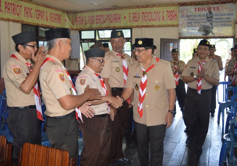 Agus Pramono Lepas Kontingen Karang Pamitran Nasional dan Kukuhkan Satgas Pramuka Peduli