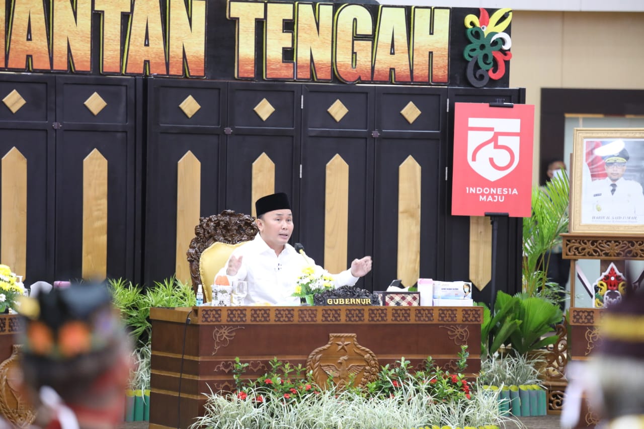 Gubernur H. Sugianto Sabran : Masyarakat Dayak Akan Menjadi Bagian Penting Dan strategis Serta Mampu Berkontribusi Positif Untuk Pembangunan Bangsa Dan Negara