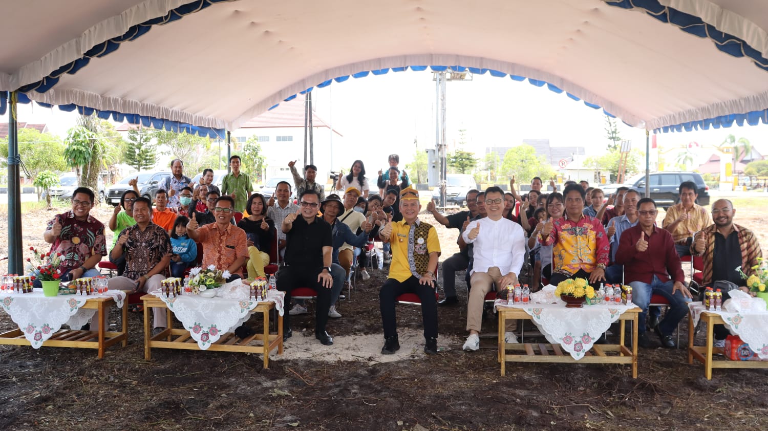 Bupati Letakan Batu Pertama Pembangunan Gereja YHS di Kuala Kurun