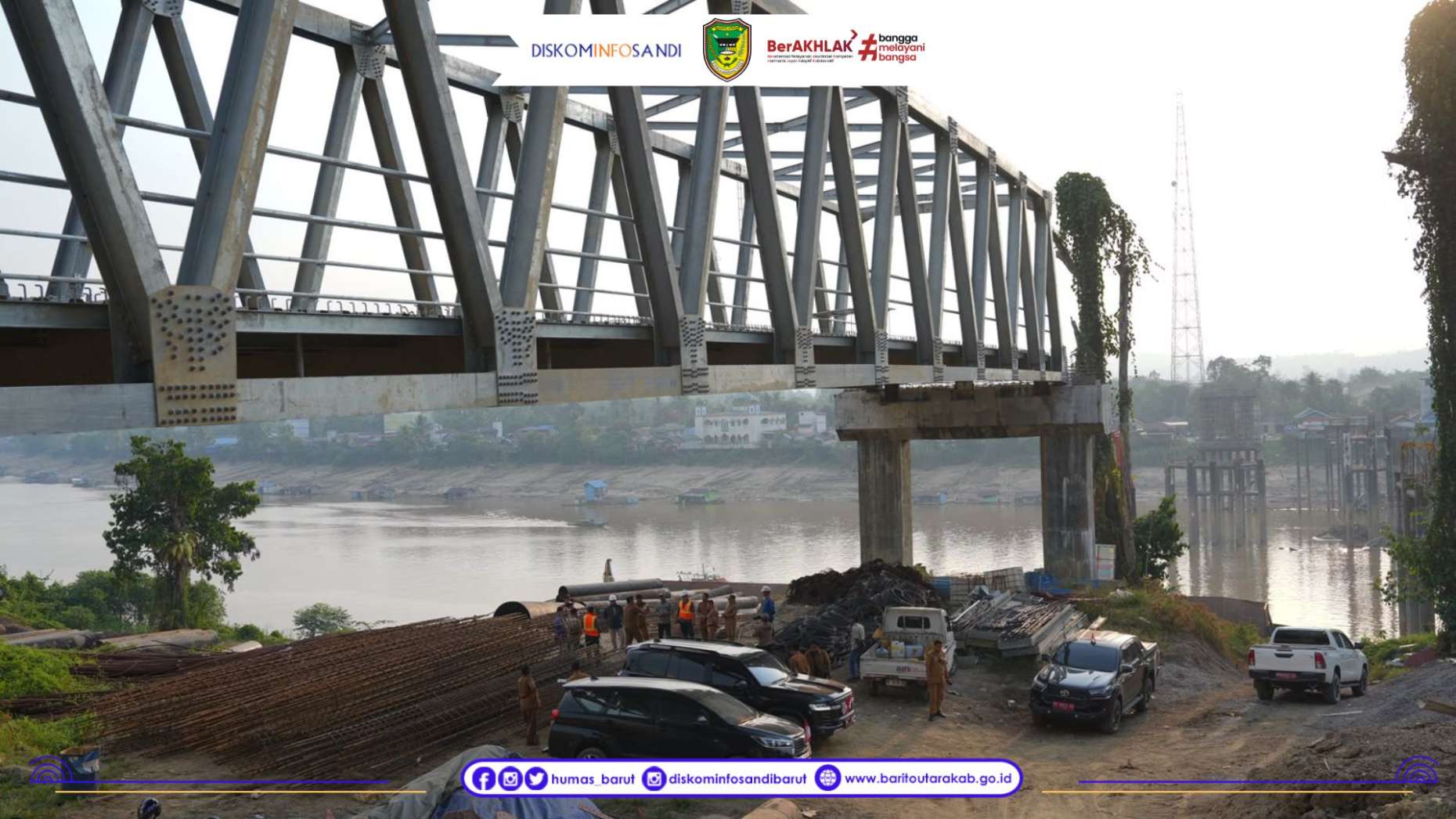 Pemerintah Kabupaten Barito Utara Tinjau Progres Pembangunan Infrastruktur Daerah