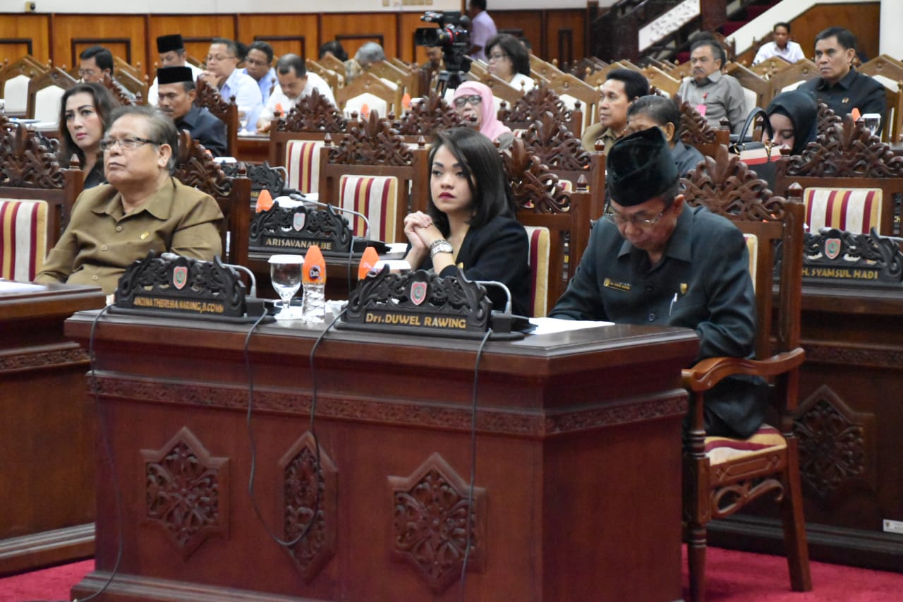 DPRD Kalteng Gelar Rapat Paripurna Ke-I Pembukaan Masa Persidangan III Tahun Sidang 2018