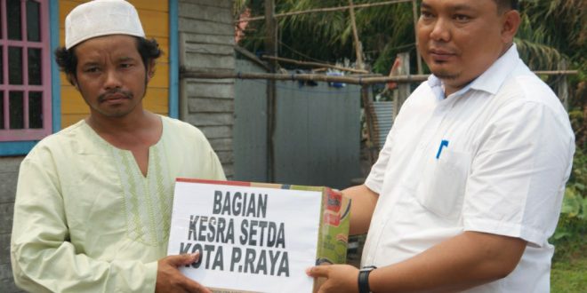 Pemko Palangka Raya Ringankan Beban Musibah Warga Jalan G. Obos 13