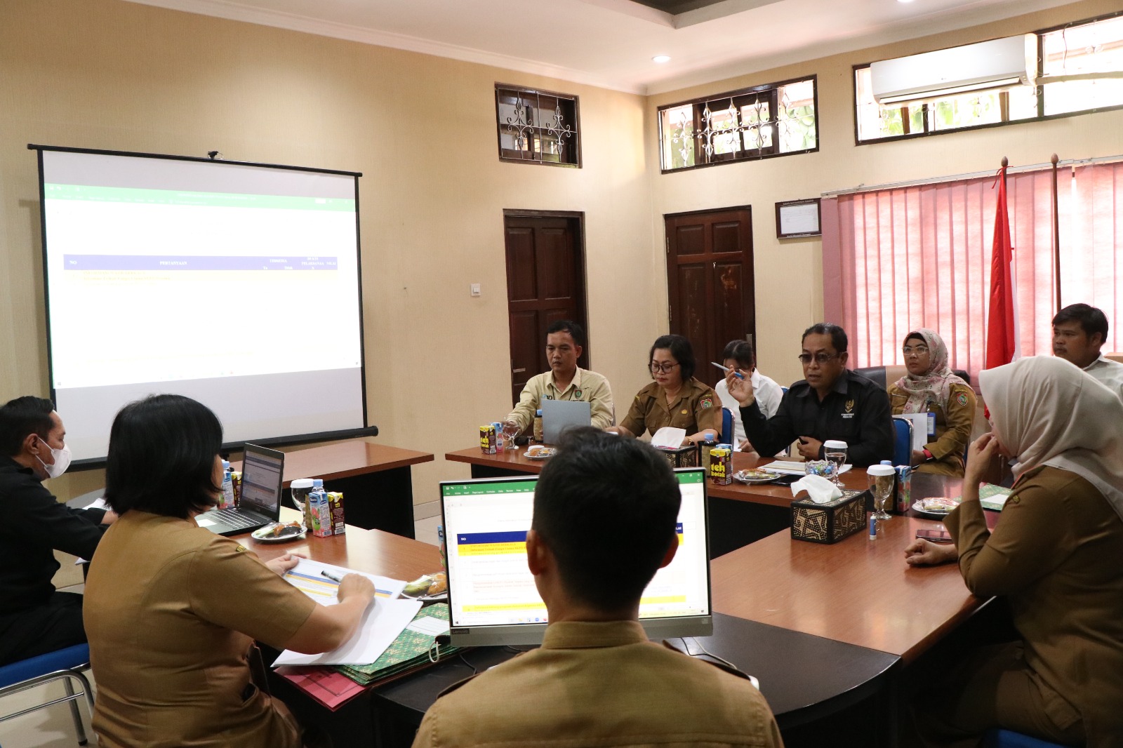 BKD Provinsi Kalteng Terima Visitasi Monev Keterbukaan Informasi Publik